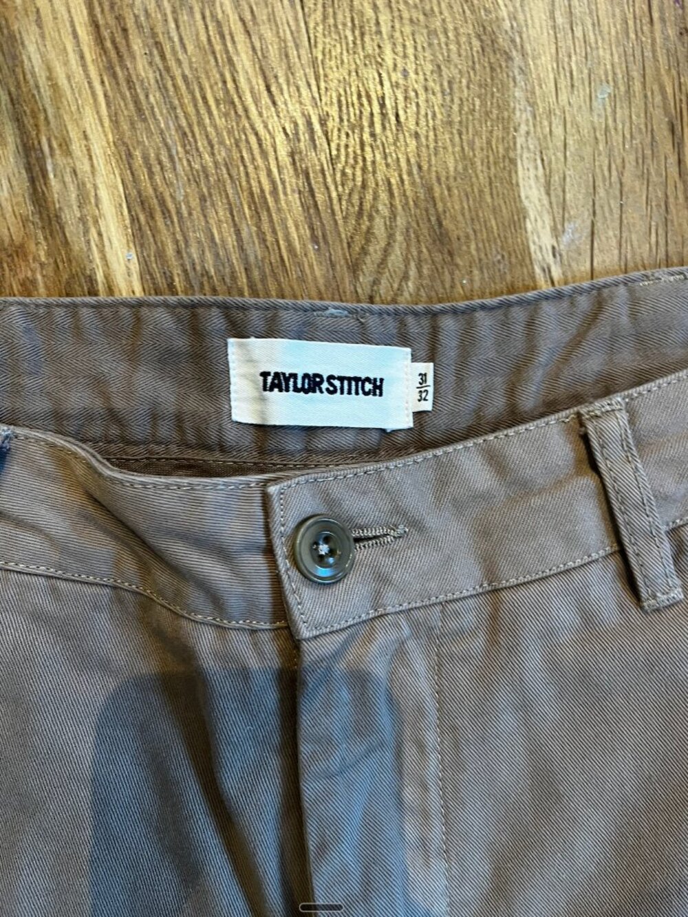 Taylor Stitch Chinos - The Foundation Pant - 31x32 Slim